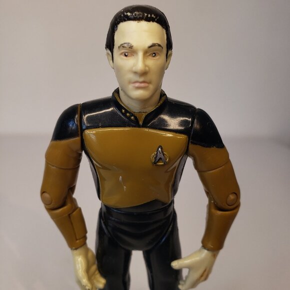 Vintage 1992 Commander Data Action Figure Star Trek Playmates Toys - Picture 3 of 9